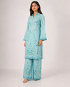 BlueBall Mist – Stitched Lawn 2 Piece Co-ord Set