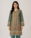 Heritage Sage – Stitched Cambric 2 Piece Suit