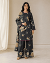 Midnight Floral – Stitched Lawn 3 Piece Co-ord Set