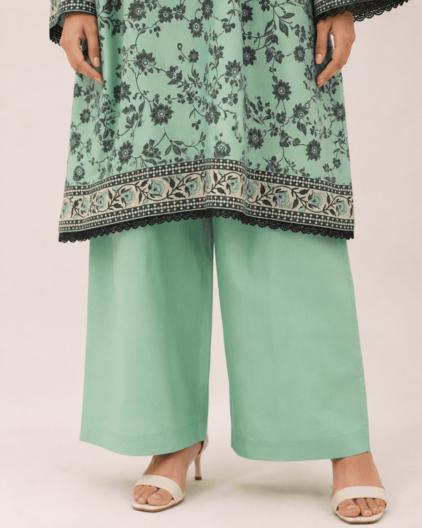 Mint Serenade – Stitched Lawn 3 Piece Suit
