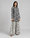 Monochrome Muse – Stitched Cambric Slub Suit