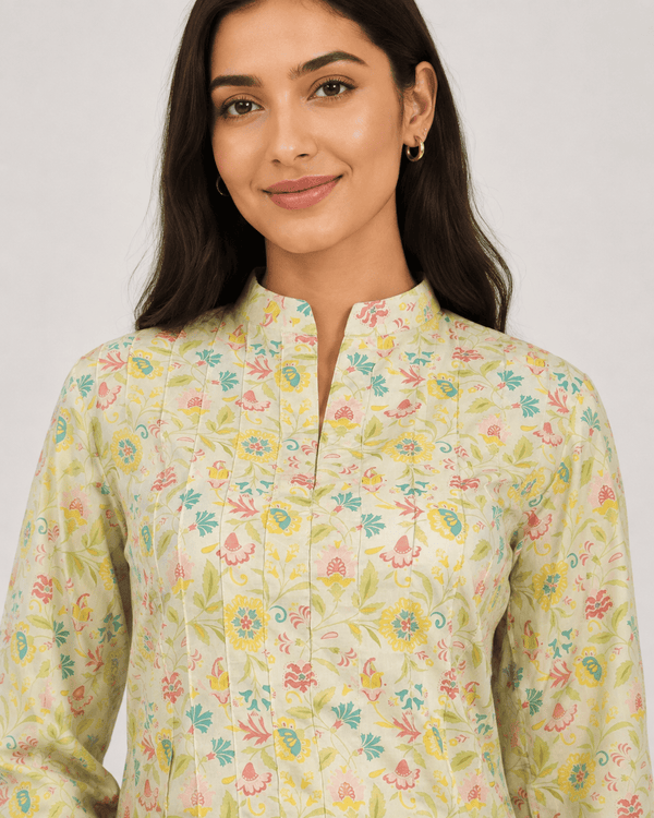 Pastel Meadow – Stitched Lawn 2 Piece Suit