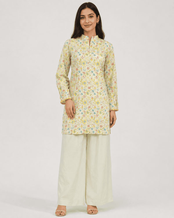 Pastel Meadow – Stitched Lawn 2 Piece Suit