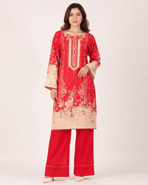 Ruby Bloom – Stitched Lawn 2 Piece Suit
