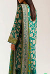 Sea Green Printed Lawn – Unstitched 3 Piece Suit