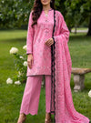 Pink Printed Lawn – Unstitched 3 Piece Suit