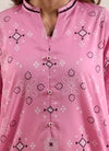 Pink Printed Lawn – Unstitched 3 Piece Suit