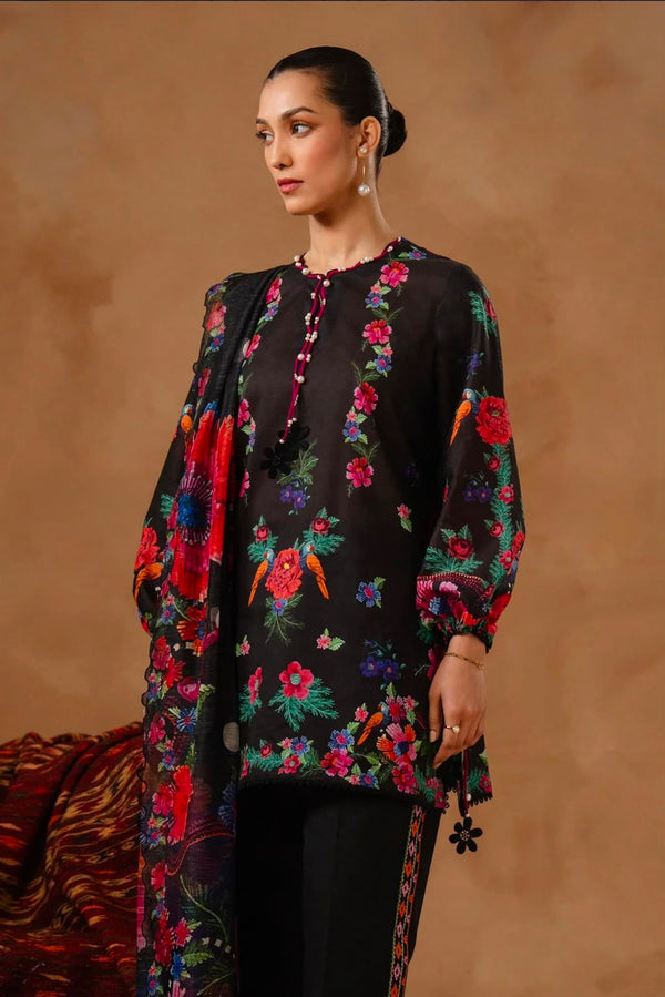 Embroidered Printed Lawn – Unstitched 3 Piece Suit