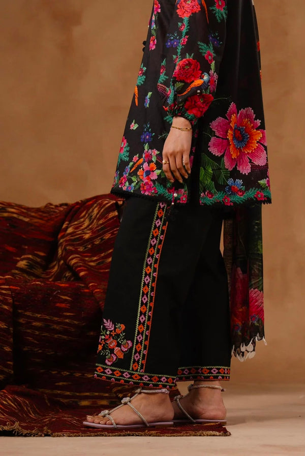 Embroidered Printed Lawn – Unstitched 3 Piece Suit