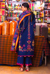 Unstitched Embroidered Lawn 3 Piece Suit