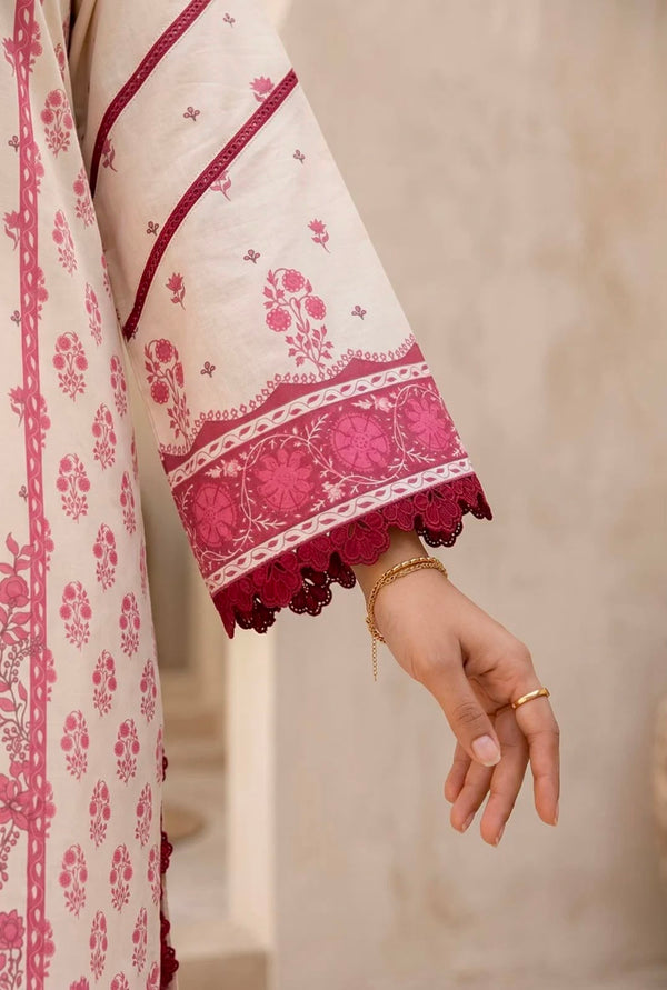Zellbury – Unstitched Digital Printed Lawn 3 Piece Suit