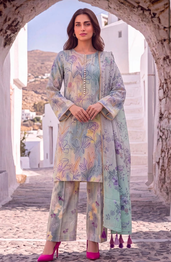 COCO Cords by Al Zohaib – Digital Printed Lawn 3-Piece Suit Unstitched