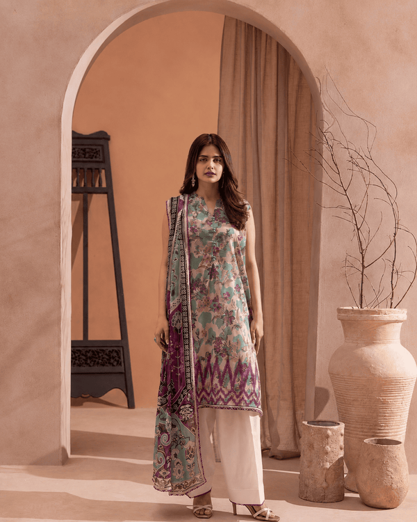 Rangrez by Gull Jee – Unstitched Printed Lawn 3 Piece Suit