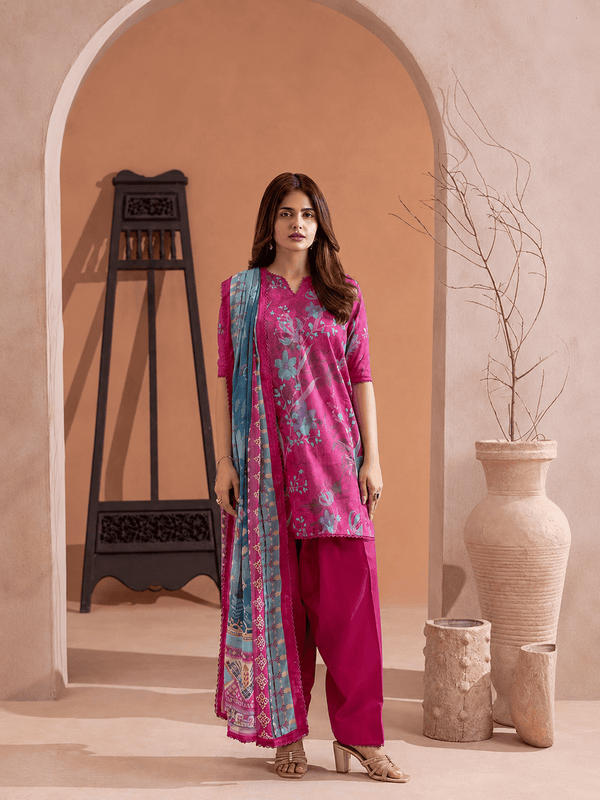 Rangrez by Gull Jee – Unstitched Printed Lawn 3 Piece Suit