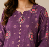 Midnight Purple – Stitched Cotton 2 Piece Suit
