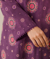 Midnight Purple – Stitched Cotton 2 Piece Suit